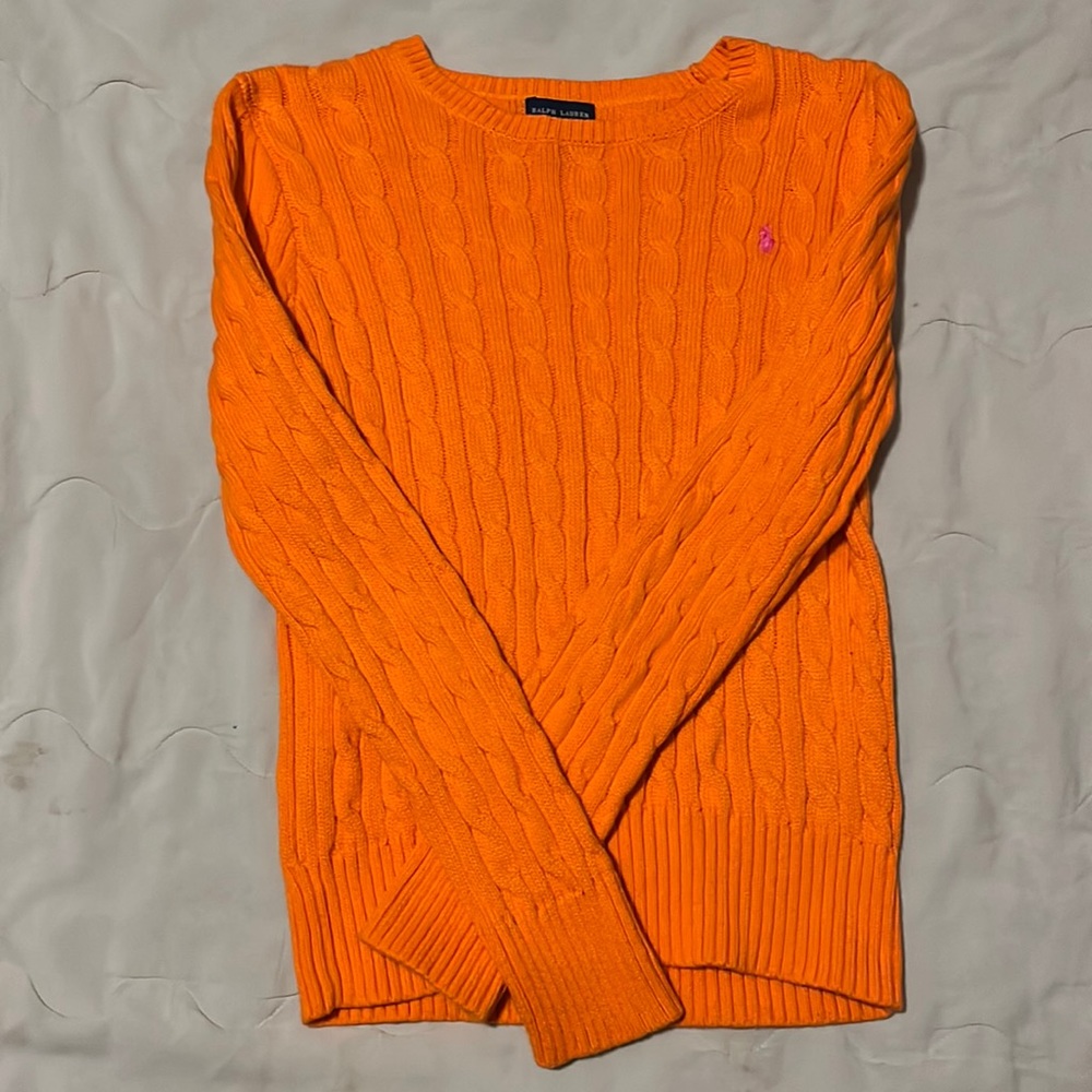 Orange Polo Sweater